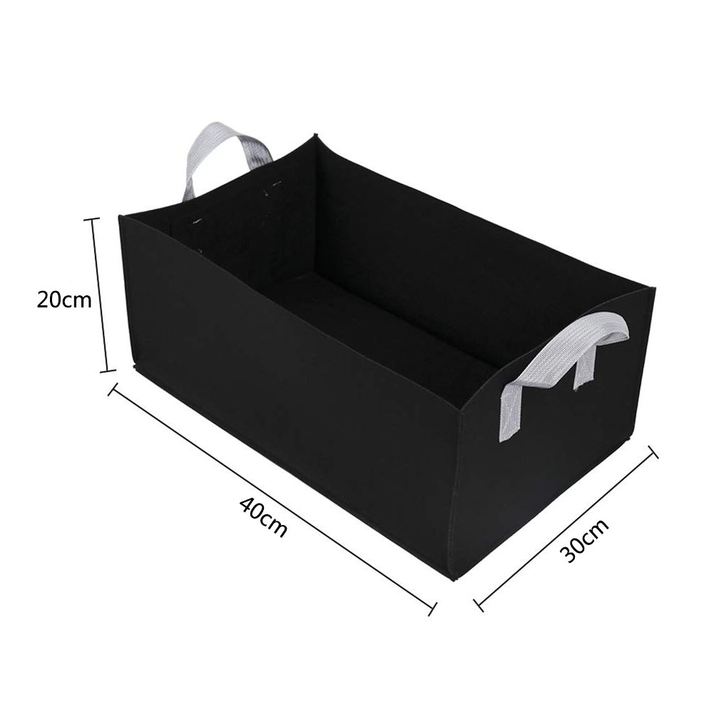3pcs Rectangular Felt Grow Bag Garden Growing Bag Fabric Plant Container Pot view 3
