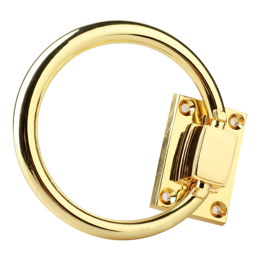 Ring Door Knocker Water Proof Solid Metal Drop Rings Handle for Cabinet Chairs view 2