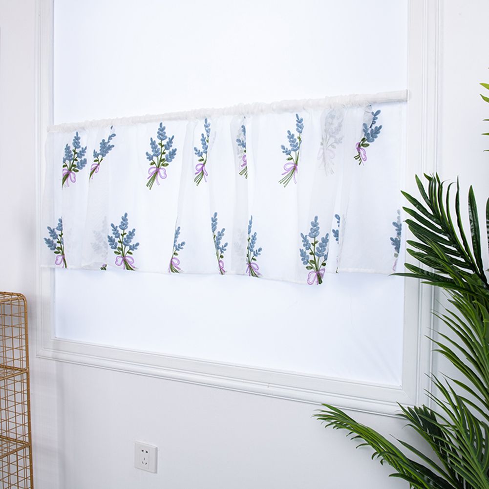 Transparent Window Gauze Colorful Decorative Curtain Home Wedding Decoration view 3