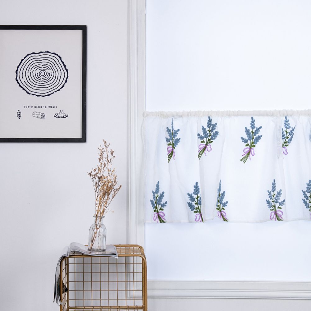 Transparent Window Gauze Colorful Decorative Curtain Home Wedding Decoration view 5