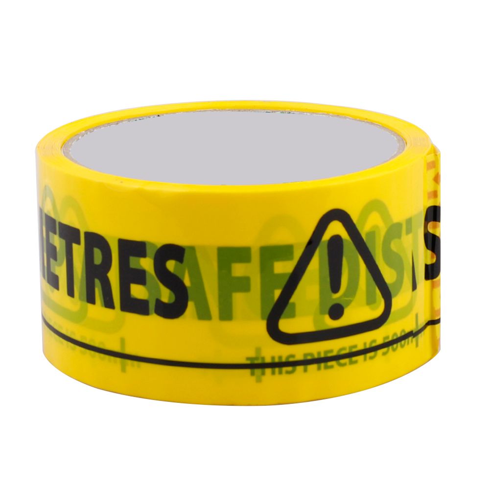 Isolation Mark Tape Watch Your Step Waterproofing Strong Self Adhesive PVC view 3
