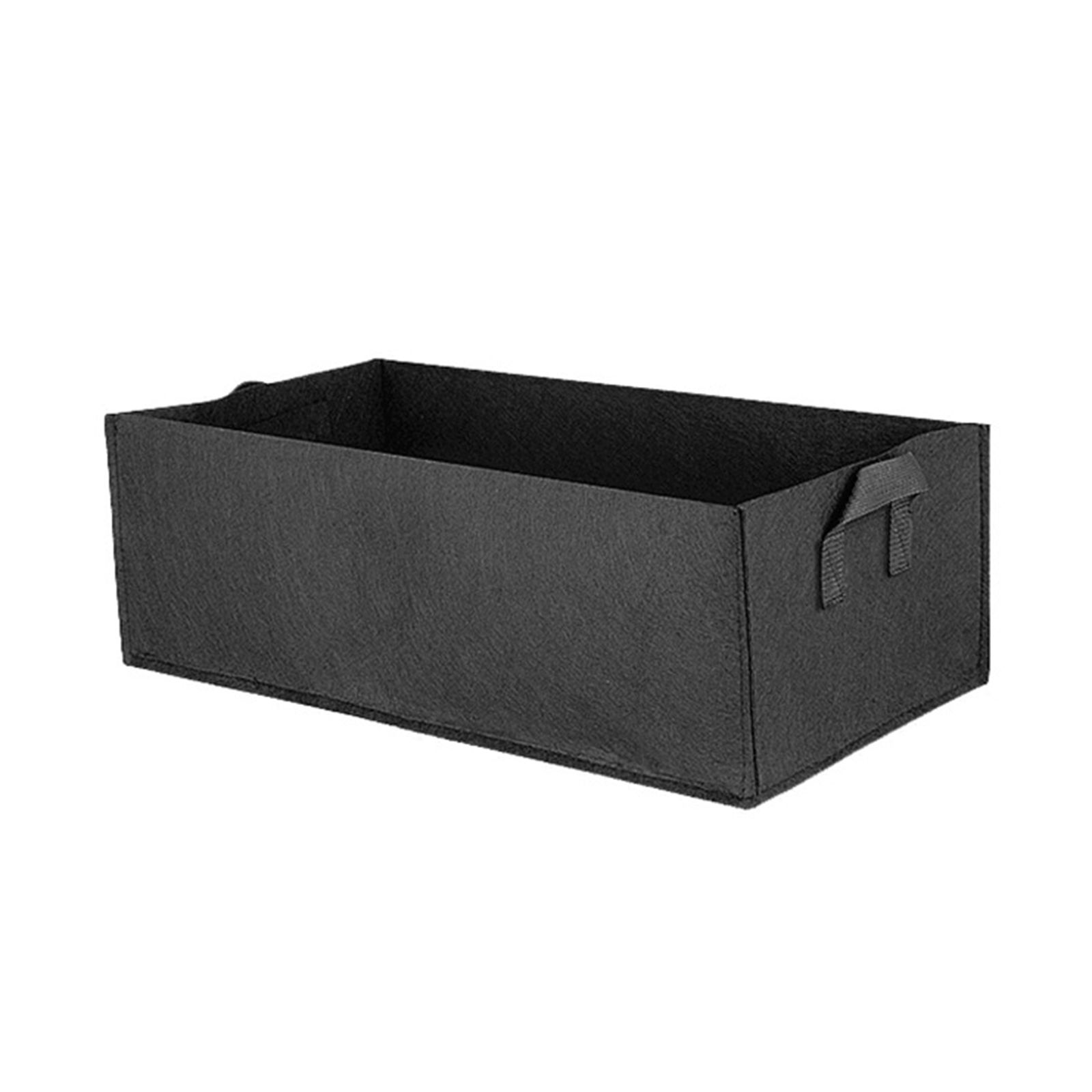 2pcs Fabric Raised Garden Bed with Handle Breathable 100 X 60 X 20cm Rectangle view 2