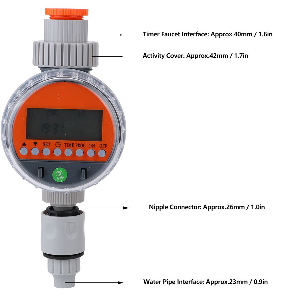 G1-1/4 DN32 Intelligent Battery Controlled Automatic Irrigation Timer Garden view 7