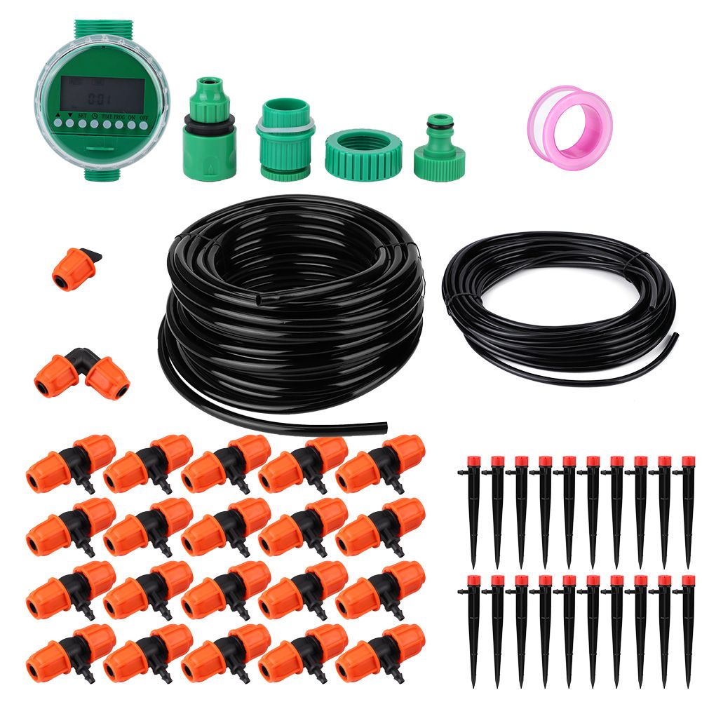 20m Garden Irrigation Timer Controller with 8-Holes Dripper Drip Irrigation view 3