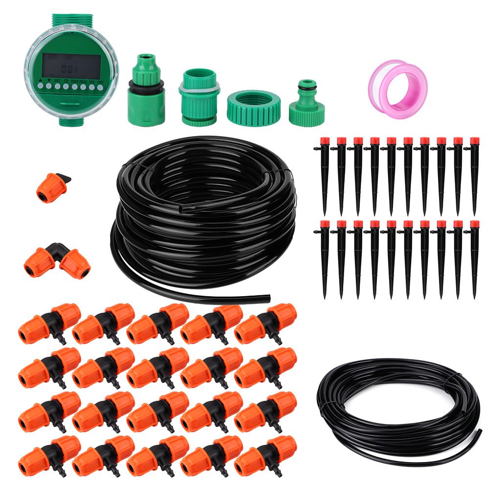 20m Garden Irrigation Timer Controller with 8-Holes Dripper Drip Irrigation view 4