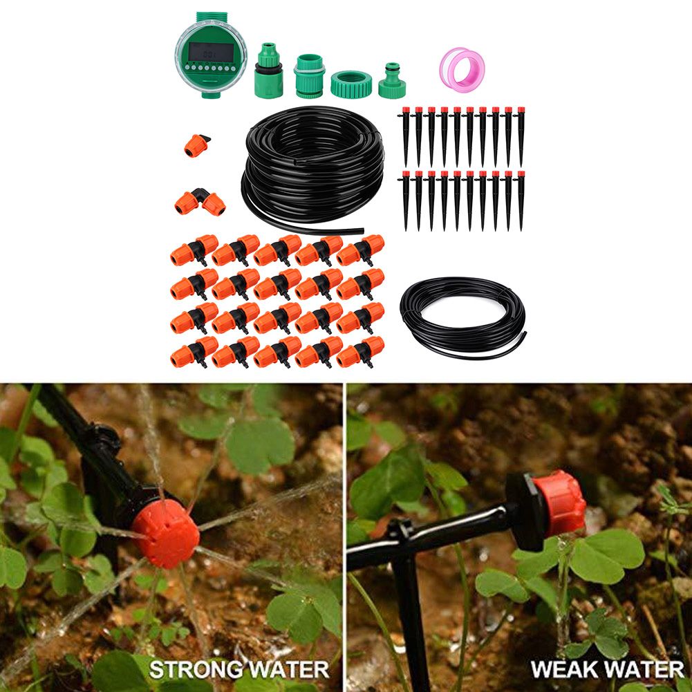 20m Garden Irrigation Timer Controller with 8-Holes Dripper Drip Irrigation view 6