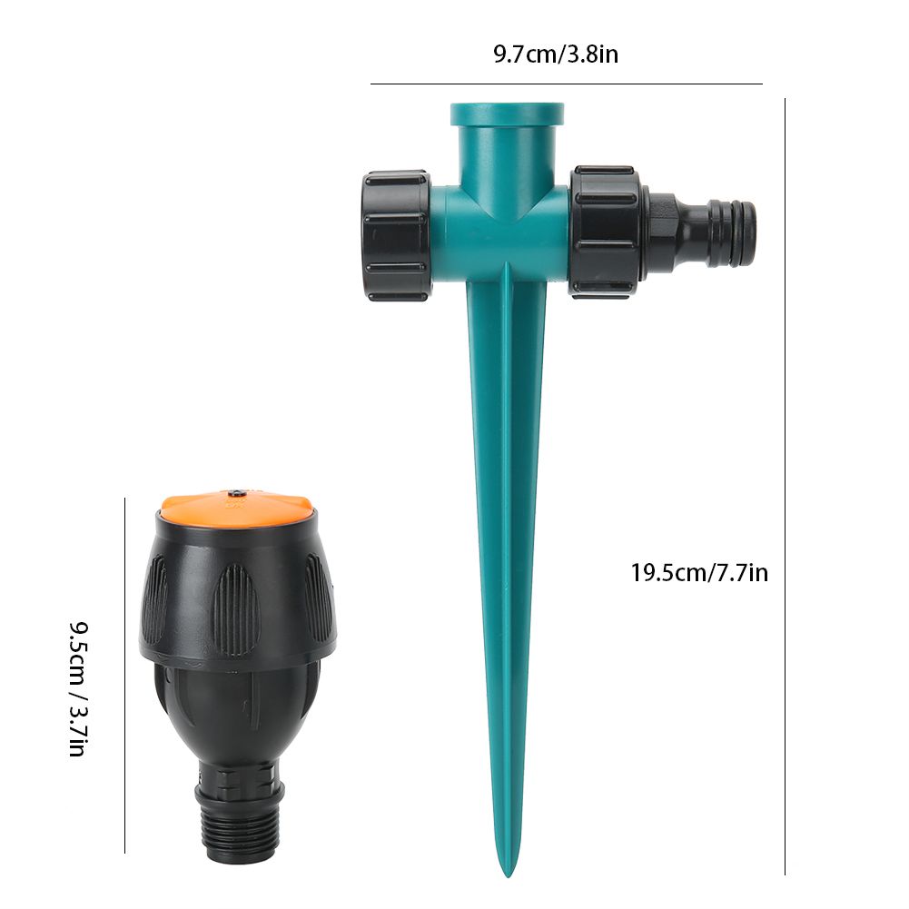 360 Degrees Rotating Lawn Water Sprinkler Garden Irrigation Watering Cooling view 11