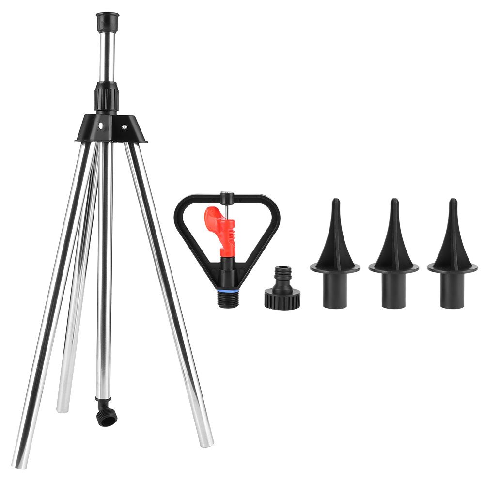 360 Degrees Adjustable Tripod Water Sprinkler Garden Lawn Irrigation Tool view 2