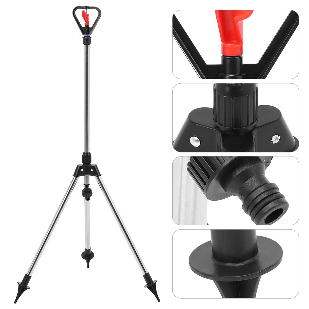 360 Degrees Adjustable Tripod Water Sprinkler Garden Lawn Irrigation Tool view 5