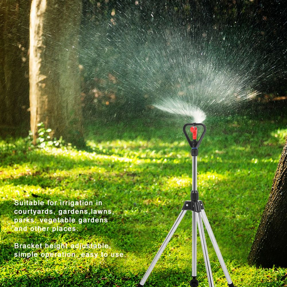 360 Degrees Adjustable Tripod Water Sprinkler Garden Lawn Irrigation Tool view 7