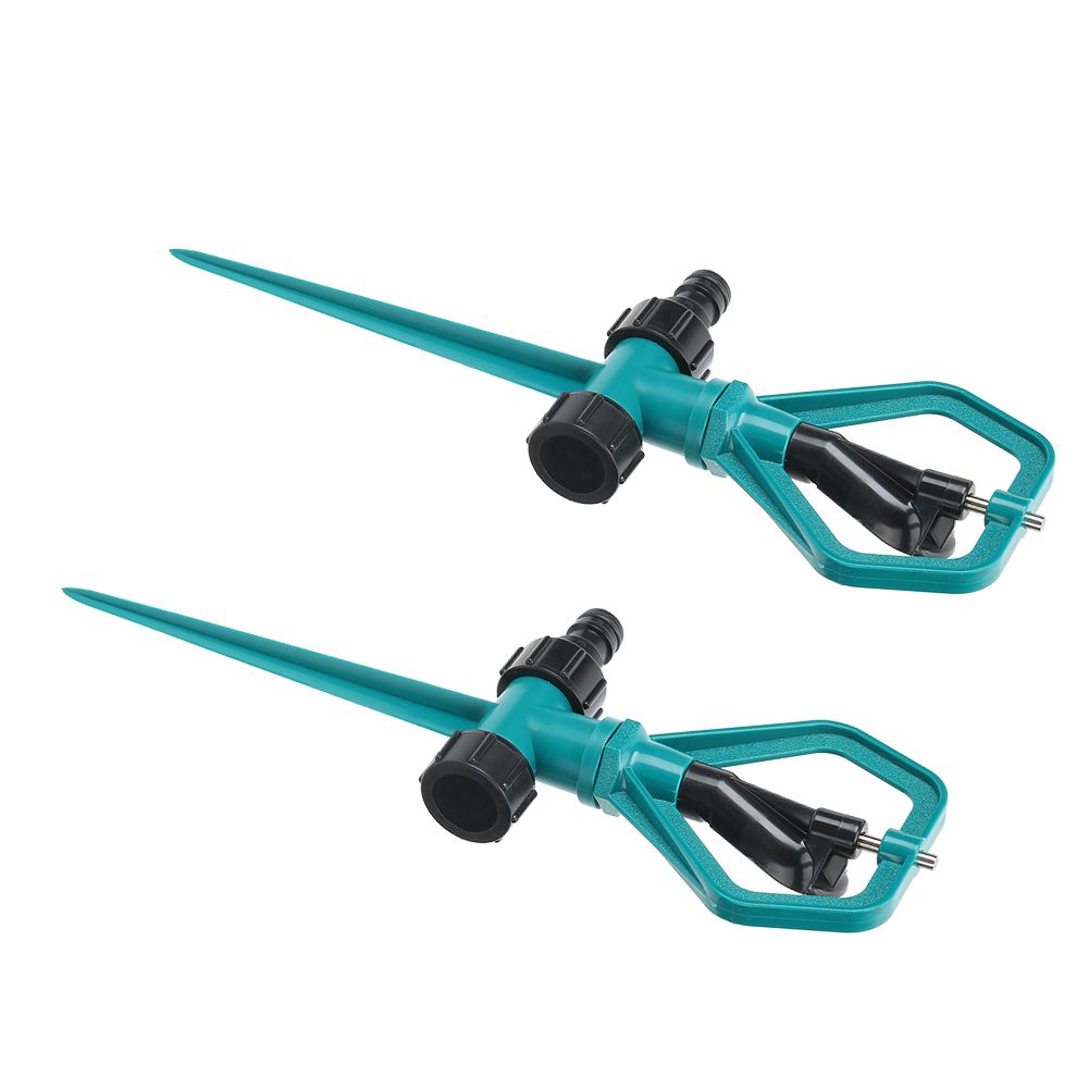2 Set 360 Degrees Automatic Rotating Lawn Sprinkler Garden Irrigation Watering view 4