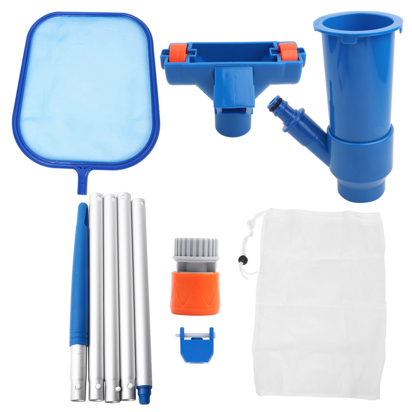 Swimming Pool Leaf Mesh Net Set Pools Leaf Skimmer Cleaning Tools for Pond view 2
