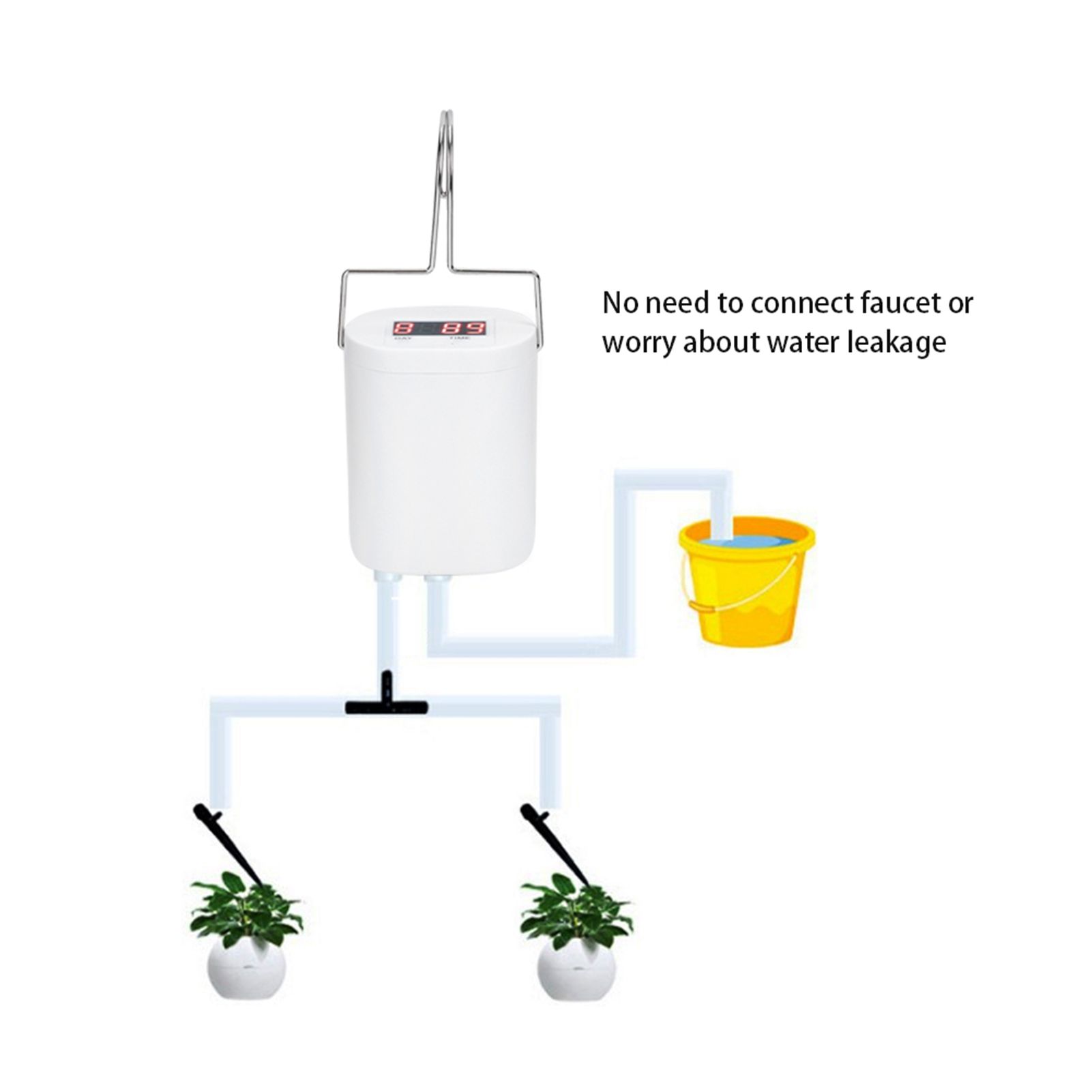 Intelligent Charging Potted Plant Timing Watering Kit Office Home Automatic view 9