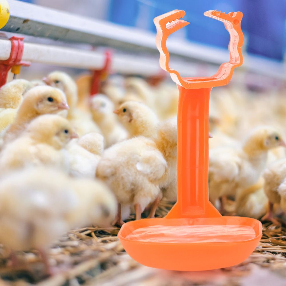 10Pcs Chicken Nipple Drinker Cups Waterer Hanging Cup Bent Arm Farm Supplies view 6