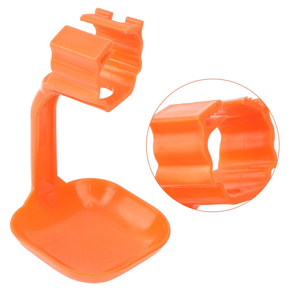 10Pcs Chicken Nipple Drinker Cups Waterer Hanging Cup Bent Arm Farm Supplies view 11
