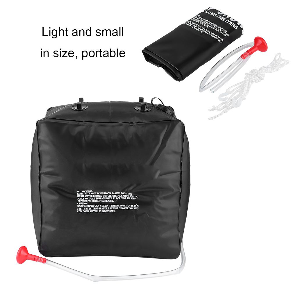 40L Solar Lightweight Shower Bag for Camping Hiking Beach Swimming Outdoor view 8