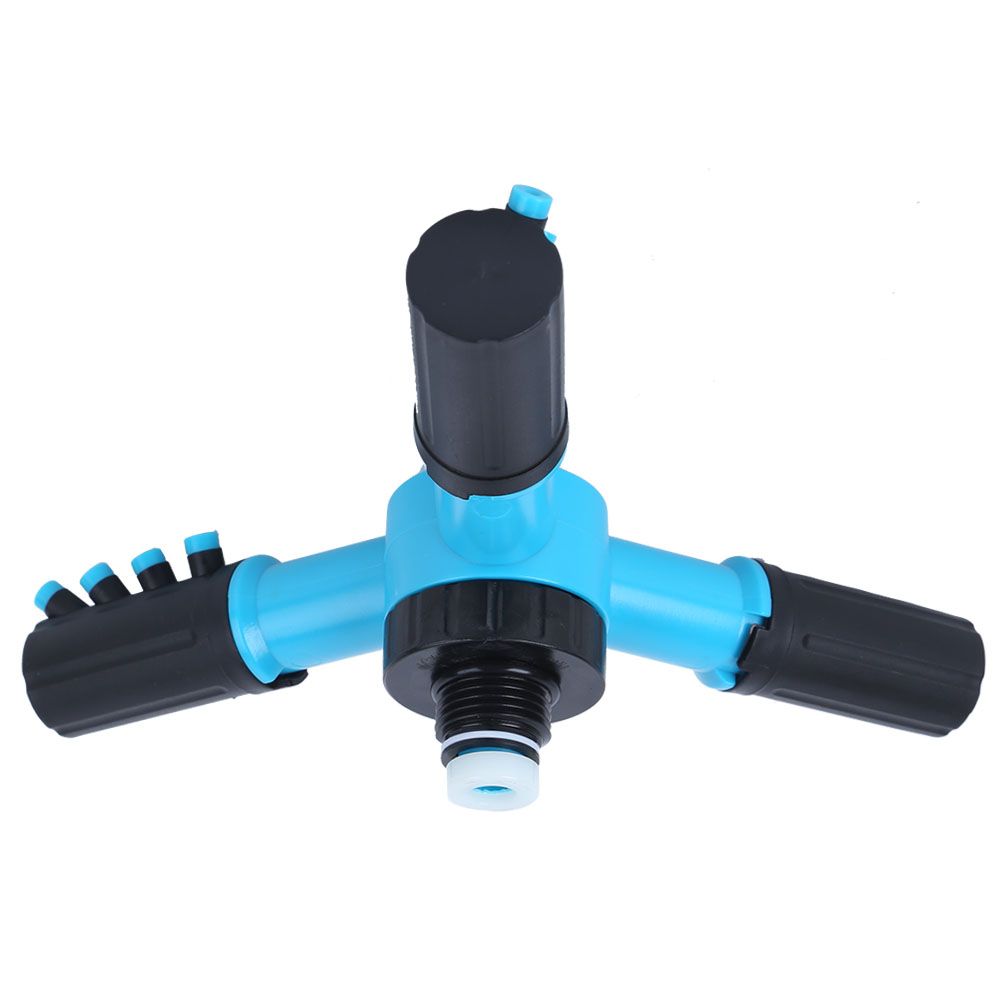 G1/2in 3-Arm Rotating Sprinkler Head Movable Irrigation Nozzle Garden Lawn view 5