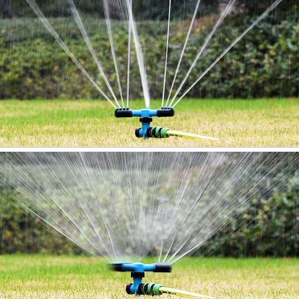 G1/2in 3-Arm Rotating Sprinkler Head Movable Irrigation Nozzle Garden Lawn view 6