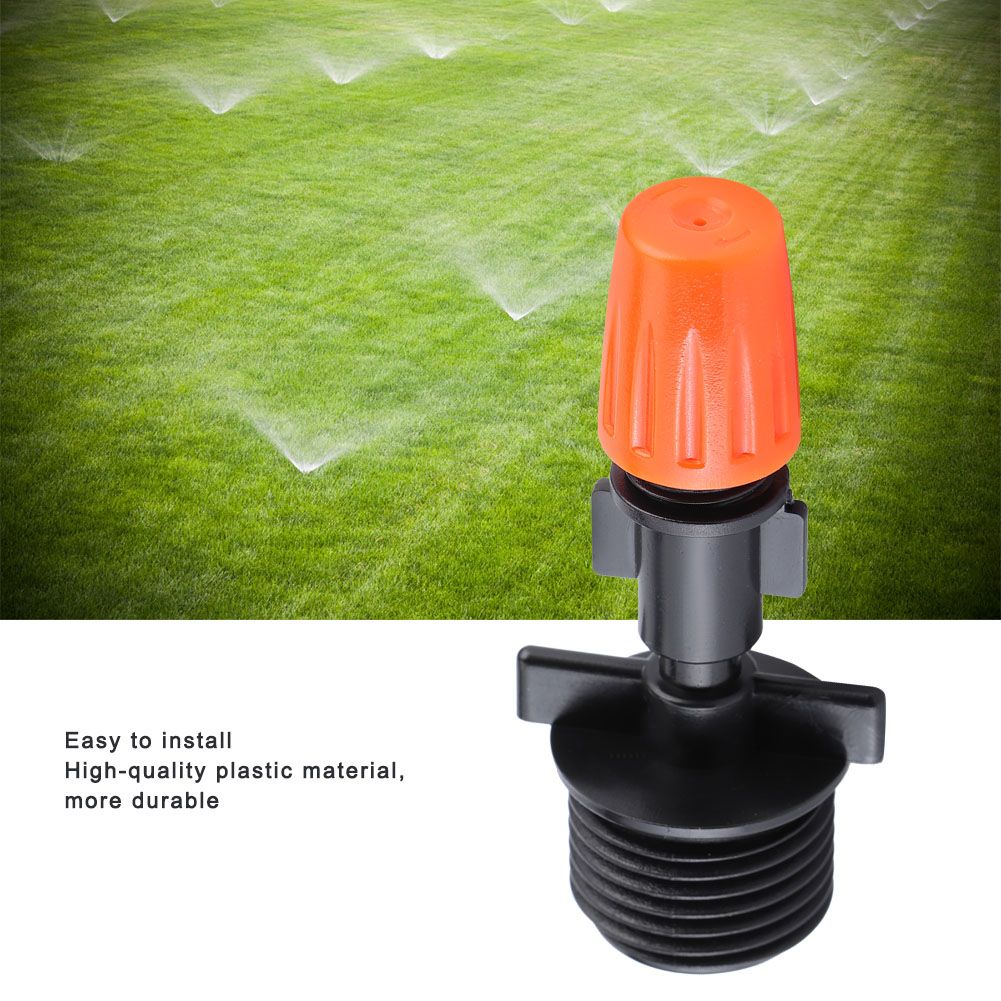 20Pcs G1/2in Single Head Orange Garden Irrigation Misting Spray Nozzle for view 7