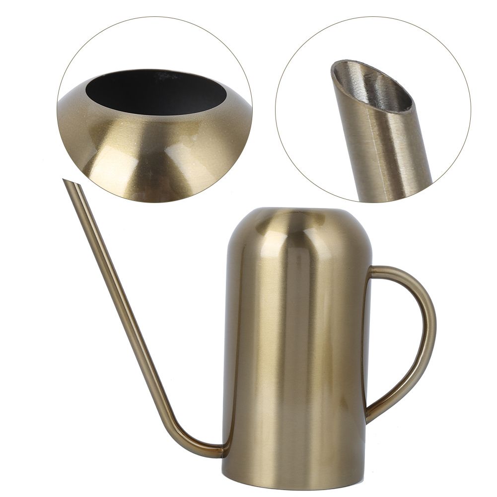 Stainless Steel Long Spout Watering Can Garden Watering Pot Irrigation Tool view 8