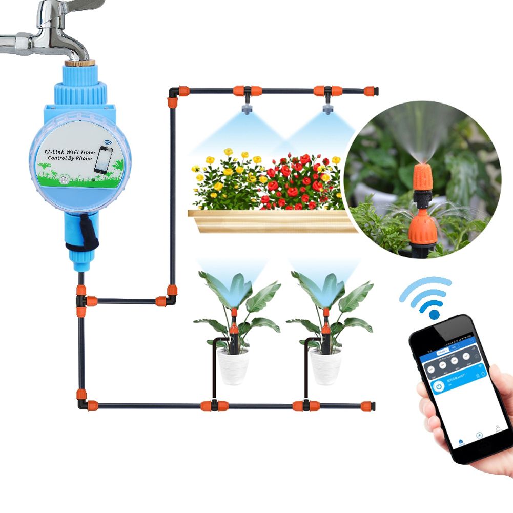 Intelligent Garden Irrigation Watering Timer Automatic Drip Controller with view 8