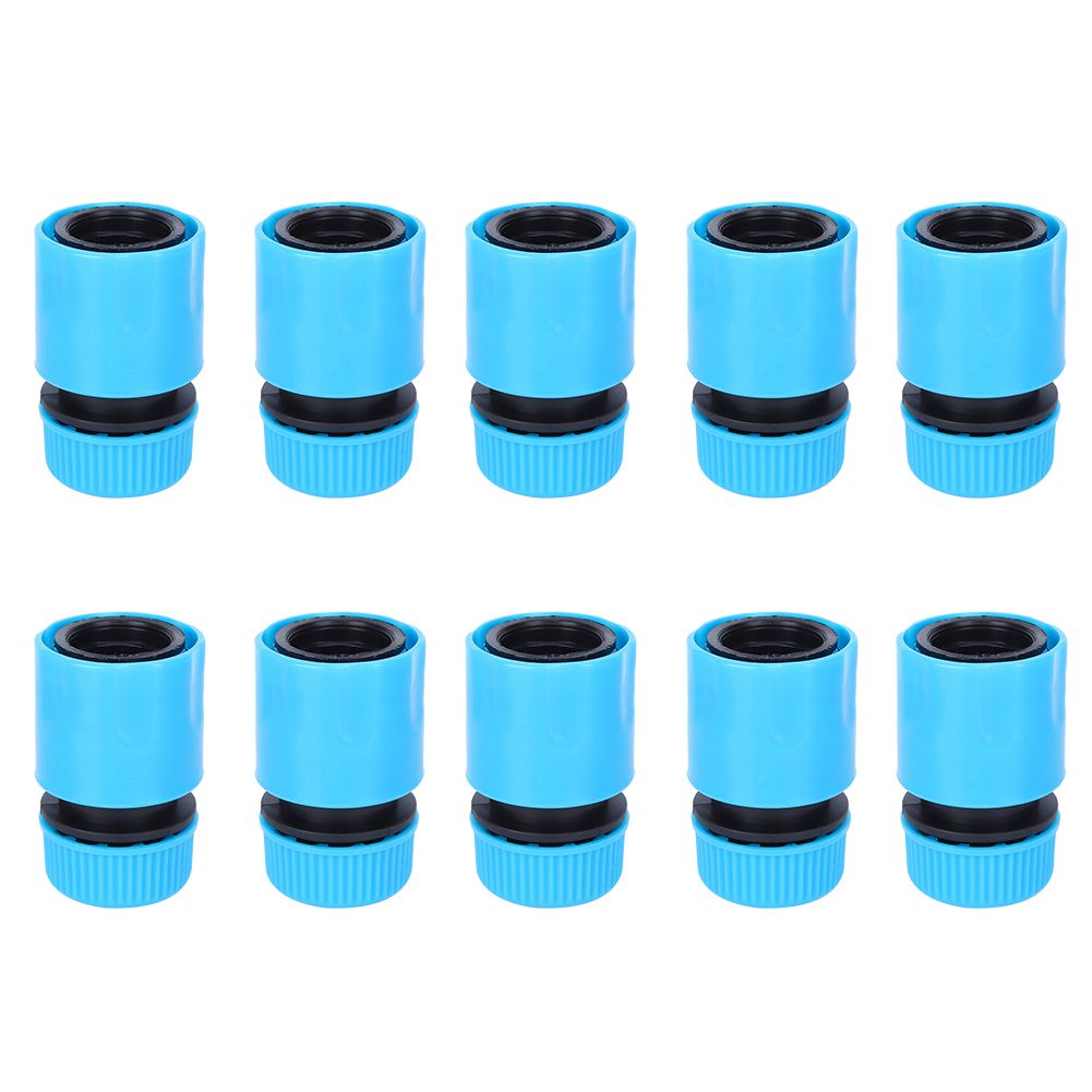 10Pcs G1/2in Water Pipe Quick Connector Nipple Joint Adapter Gardening view 5