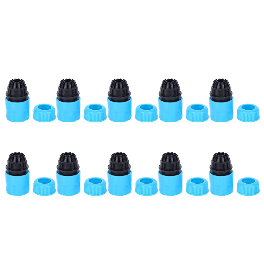 10Pcs G1/2in Water Pipe Quick Connector Nipple Joint Adapter Gardening view 11