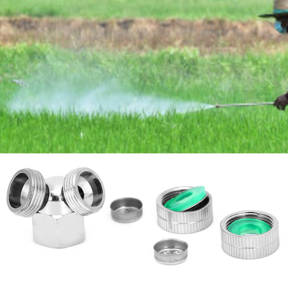 G3/8in Female Thread Stainless Steel 2 Head Garden Sprinklers Agricultural view 8
