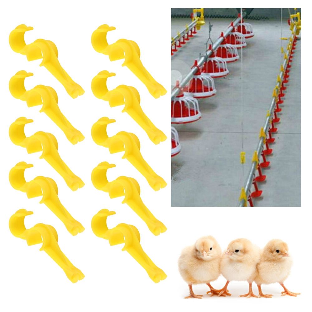 10Pcs S Shaped Water Supply Tube Hose Pipe Holder Clamp Clip Farm Accessories view 3