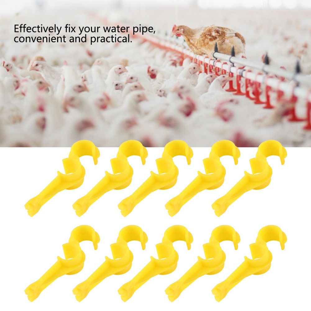 10Pcs S Shaped Water Supply Tube Hose Pipe Holder Clamp Clip Farm Accessories view 12