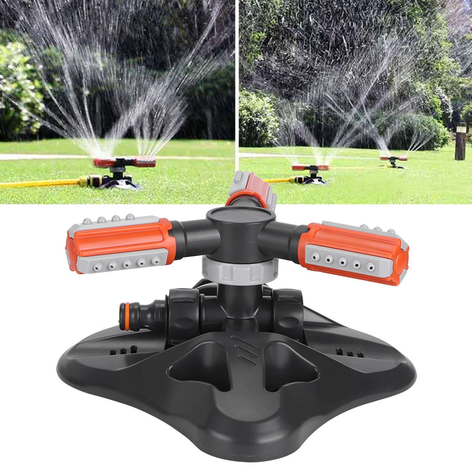 Automatic 360 Degree Rotating Irrigation 3 Arm Sprinkler System for Garden view 7