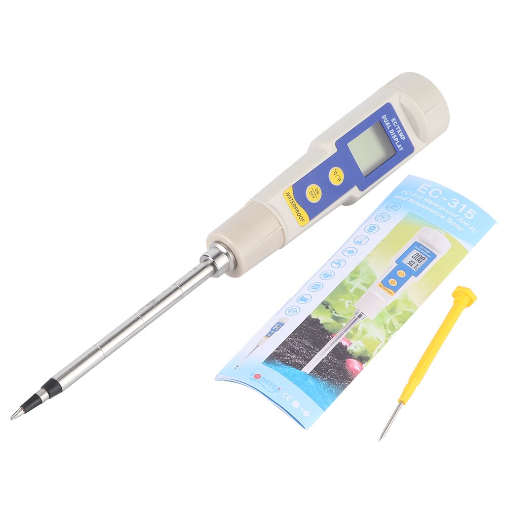 Portable Mini Digital Soil EC Meter Salinity Tester for Indoor Outdoor Garden view 5