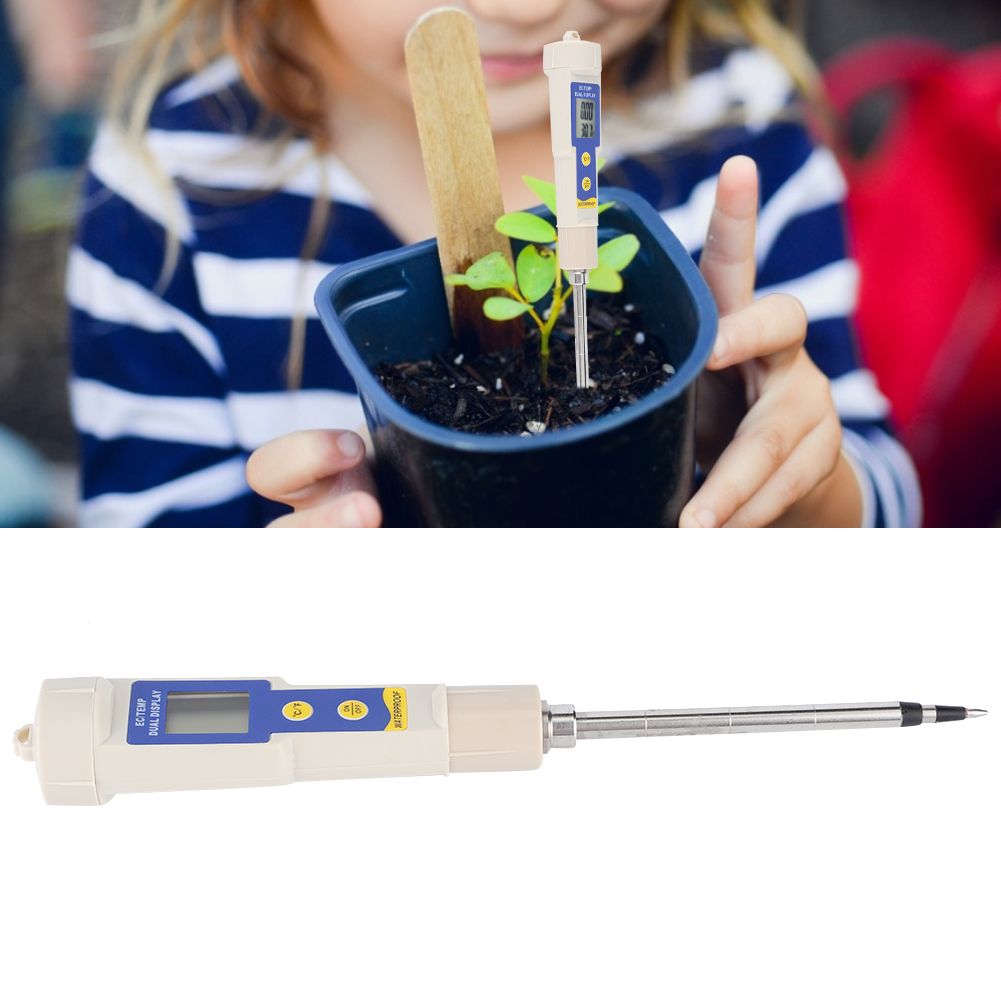 Portable Mini Digital Soil EC Meter Salinity Tester for Indoor Outdoor Garden view 9
