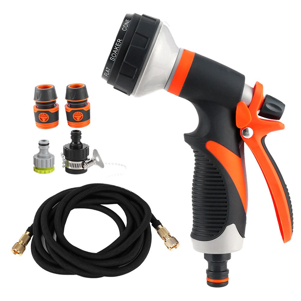 Garden Irrigation Sprayer Telescopic Hose Kit Plants Flowers Watering view 2