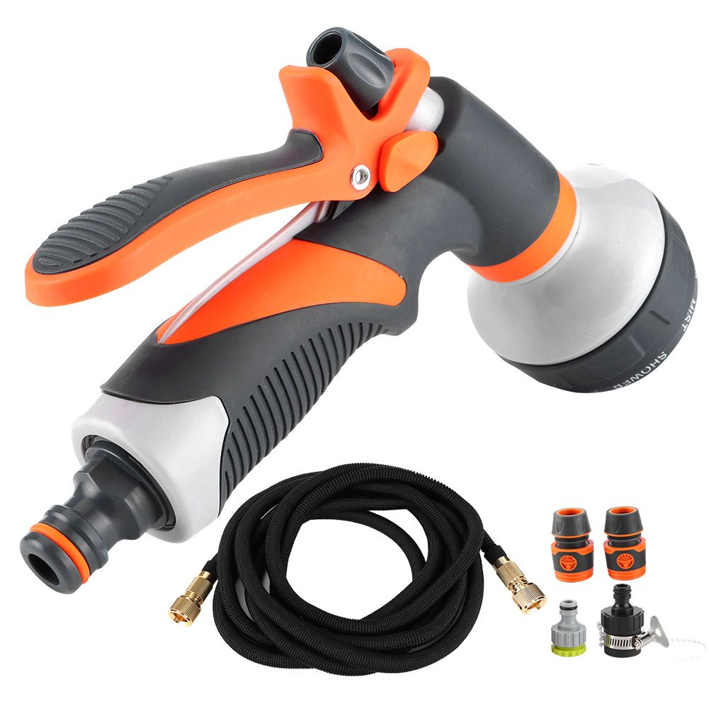 Garden Irrigation Sprayer Telescopic Hose Kit Plants Flowers Watering view 6