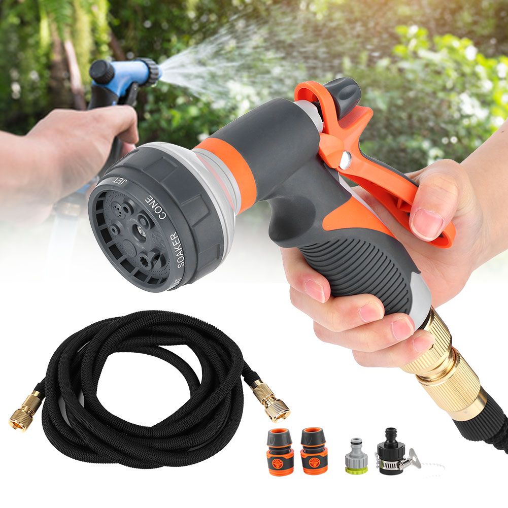 Garden Irrigation Sprayer Telescopic Hose Kit Plants Flowers Watering view 9