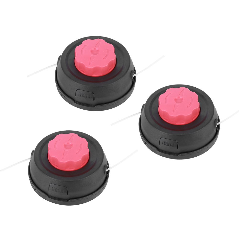 3Pcs/Box Universal Lawn Mower Trimmer Head with Trimmer Line Replacement view 3
