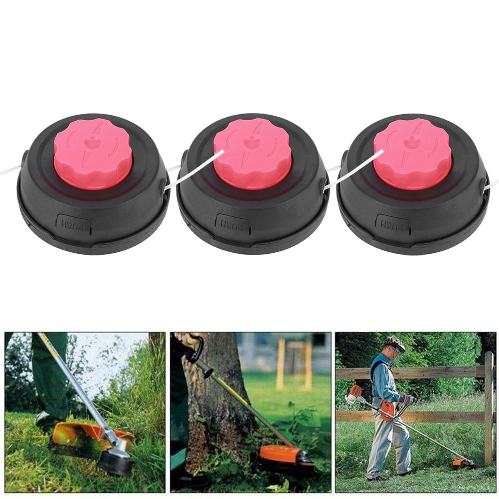 3Pcs/Box Universal Lawn Mower Trimmer Head with Trimmer Line Replacement view 10