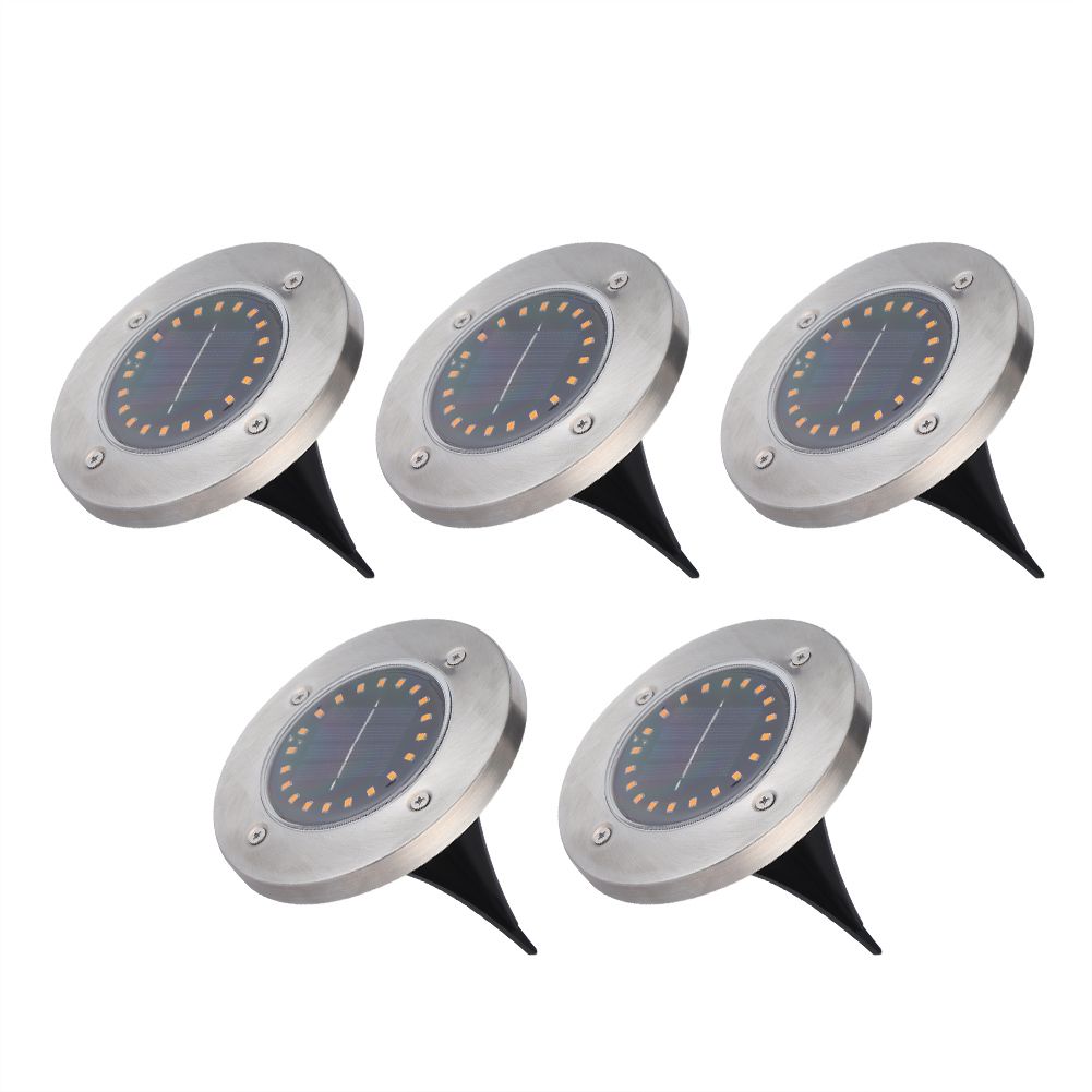5Pcs Waterproof Solar Powered 20LED Chip Buried Light for Outdoor Garden Lawn view 2