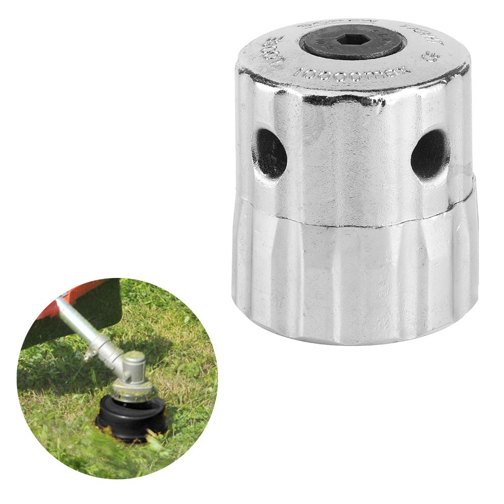 2Pcs/Set Aluminum Alloy Grass Trimmer Head with Lines Replacement Lawn Mover view 9