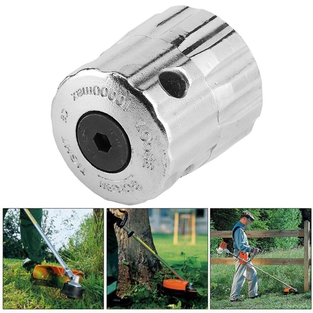 2Pcs/Set Aluminum Alloy Grass Trimmer Head with Lines Replacement Lawn Mover view 10