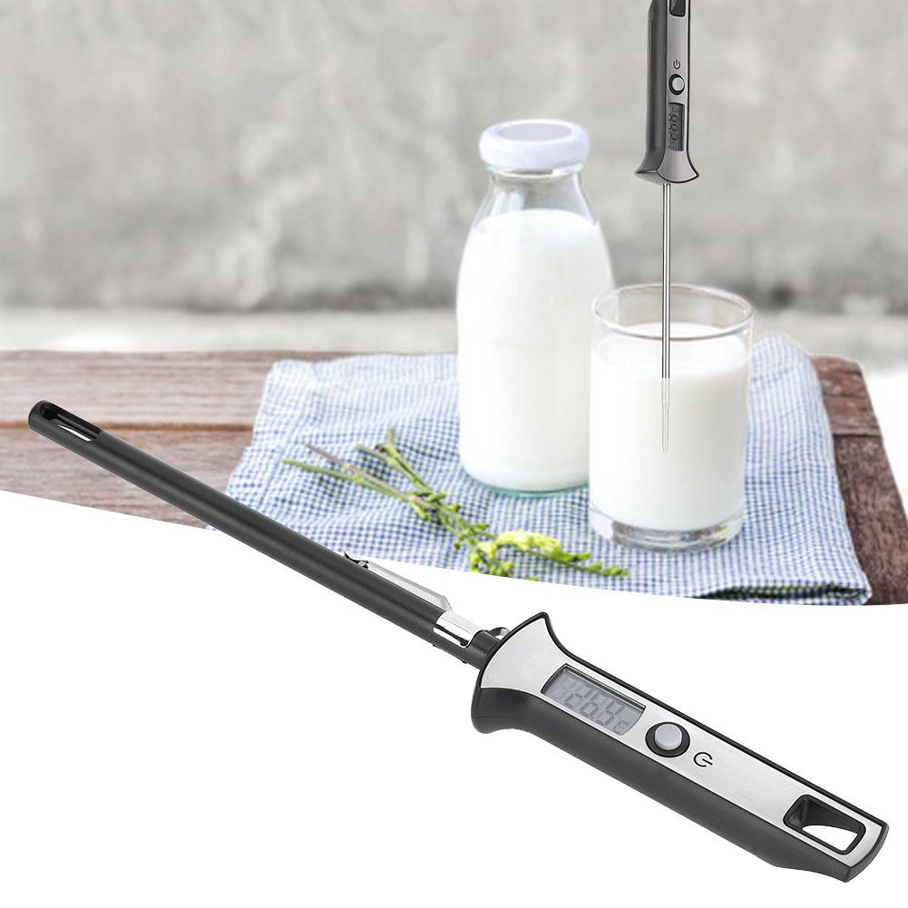 Portable Electronic Food Thermometer BBQ Cooking Probe Temperature Gauge view 9
