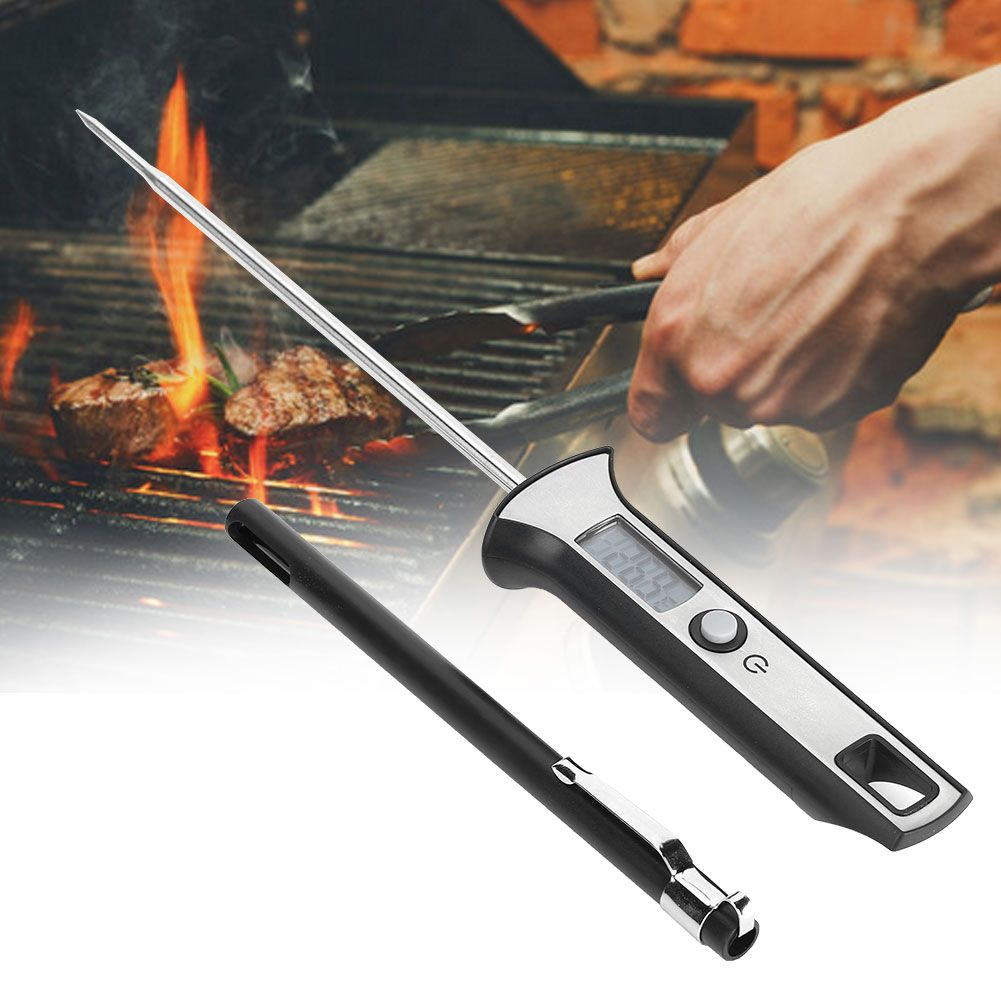 Portable Electronic Food Thermometer BBQ Cooking Probe Temperature Gauge view 10