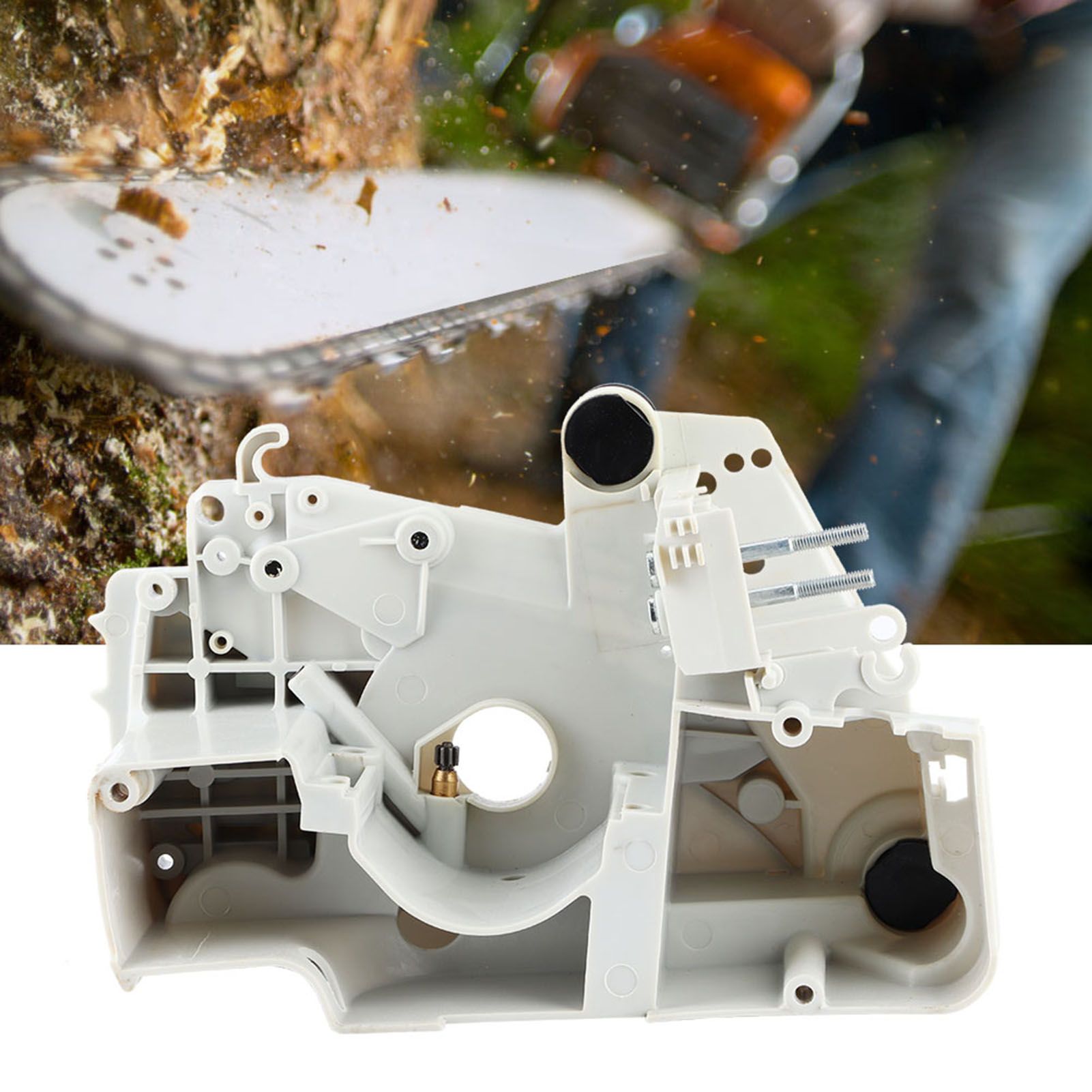 Crankcase Crank Case Engine Housing Replacement Fit for Stihl MS170/180 Chainsaw view 9