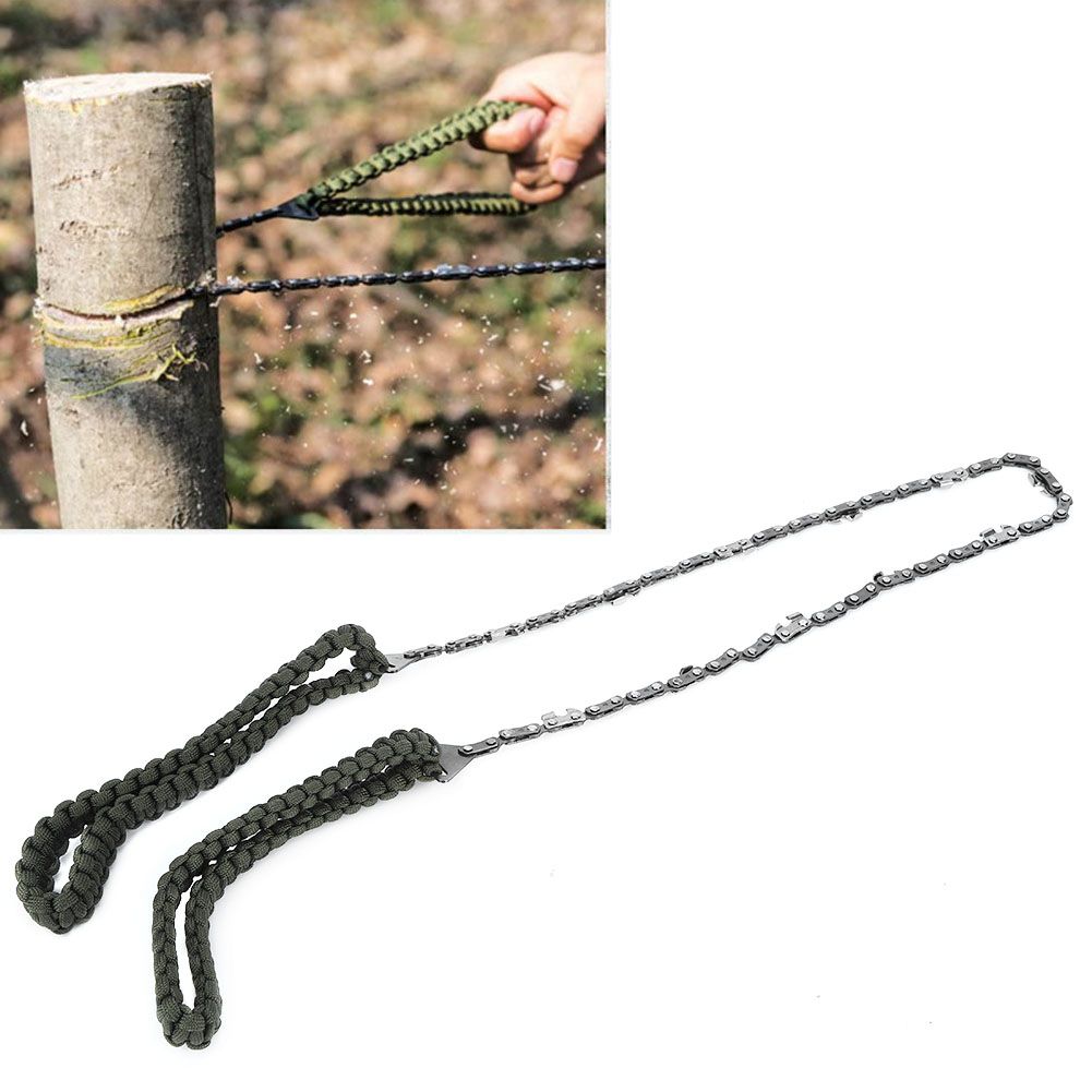 Portable Hand Chain Saw High Carbon Steel Cutting Trimming Survival Tool for view 9