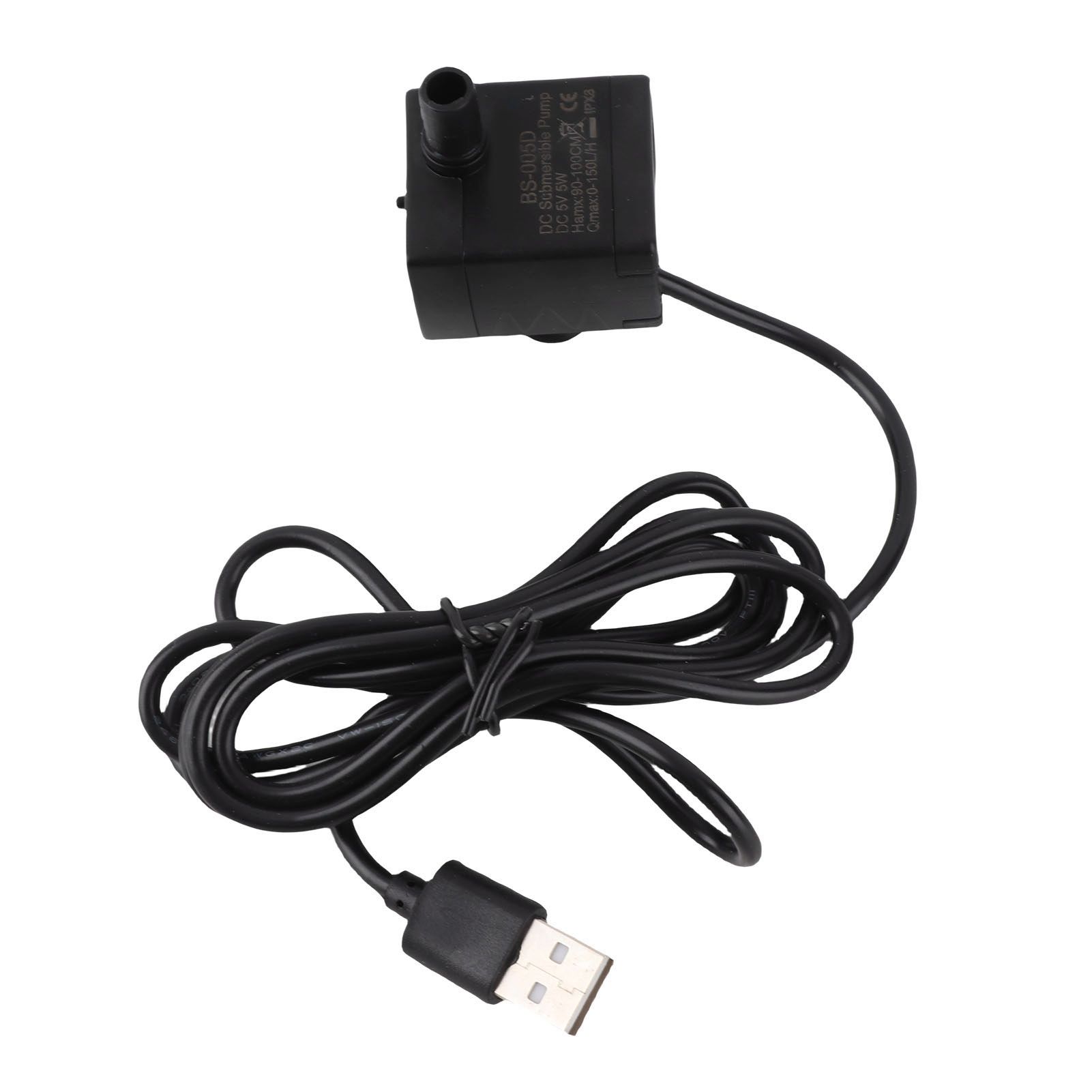 5V Hydroponics Indoor Miniature Fountain Landscape Water Pump Cable for Pond view 3