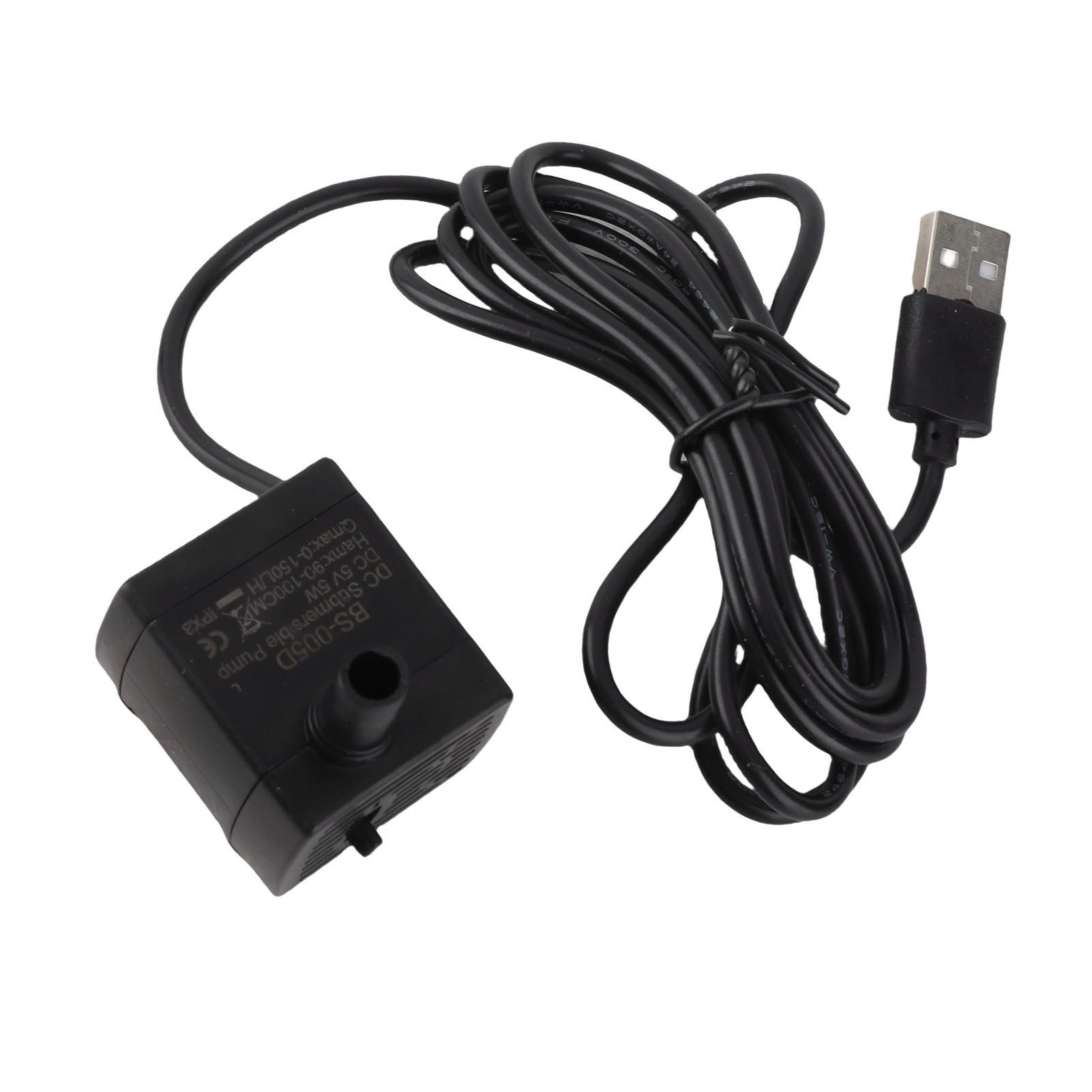 5V Hydroponics Indoor Miniature Fountain Landscape Water Pump Cable for Pond view 4