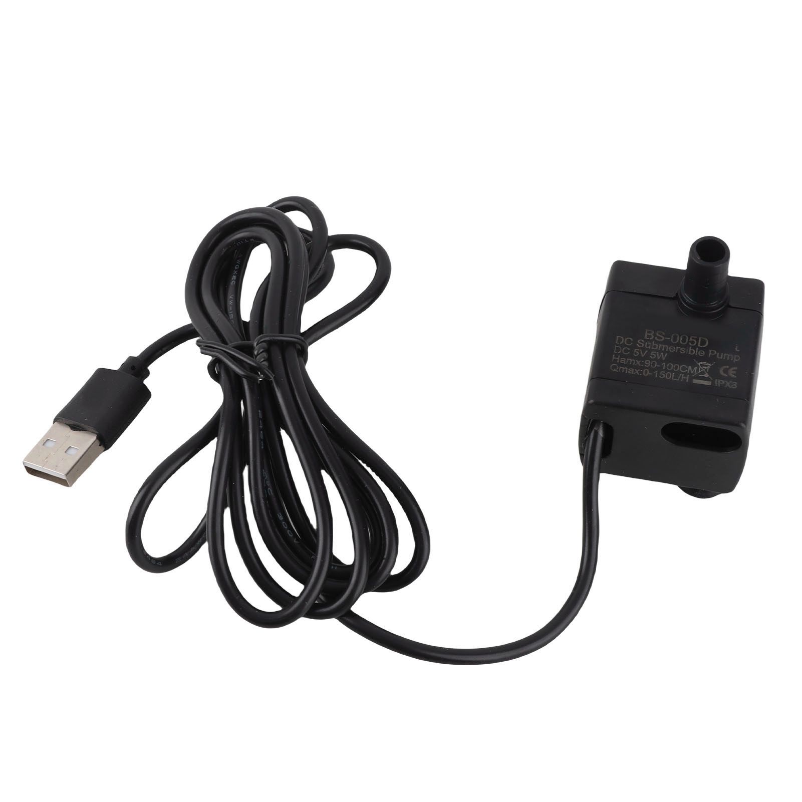 5V Hydroponics Indoor Miniature Fountain Landscape Water Pump Cable for Pond view 5