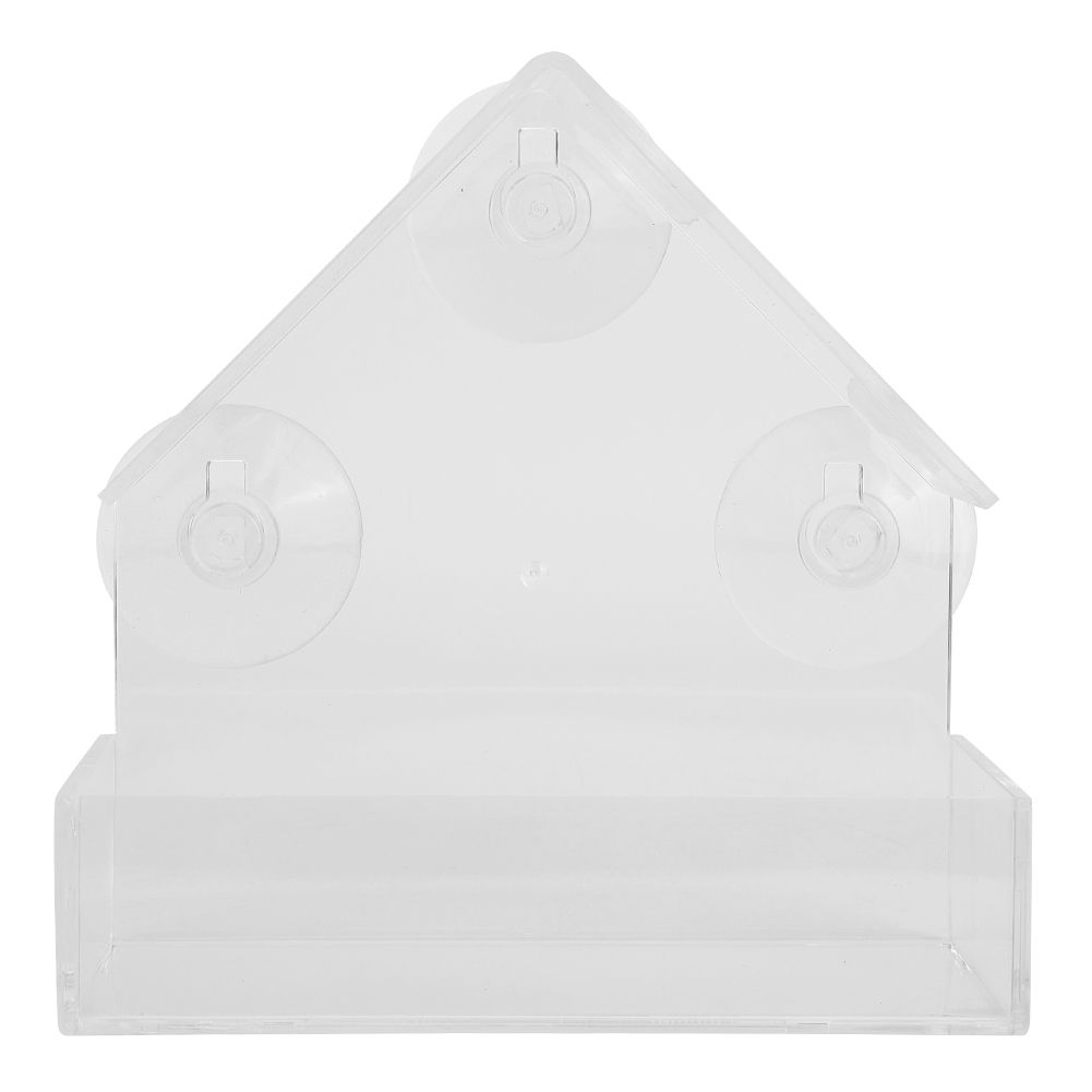 Indoor Outdoor Hanging Acrylic Pet Bird Feeder Feeding Tools for Garden view 2