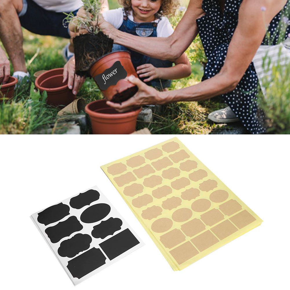 328pcs Chalkboard Label Stickers Adhesive Waterproof Sticker for Flower Pot view 9